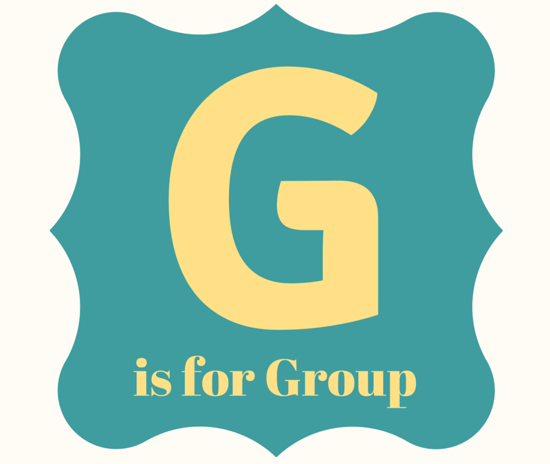 A Practical Alphabet for Writers: G is for Group