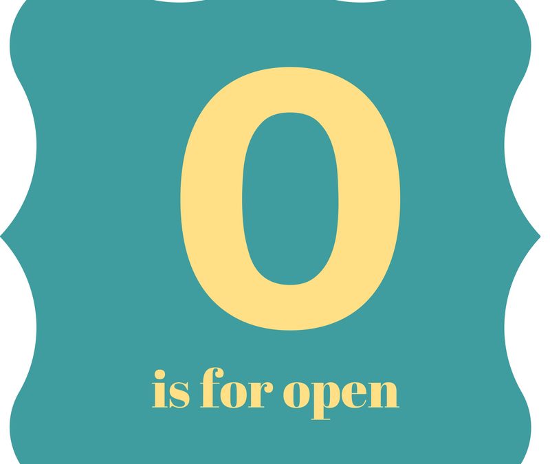 A Practical Alphabet for Writers: O is for Open