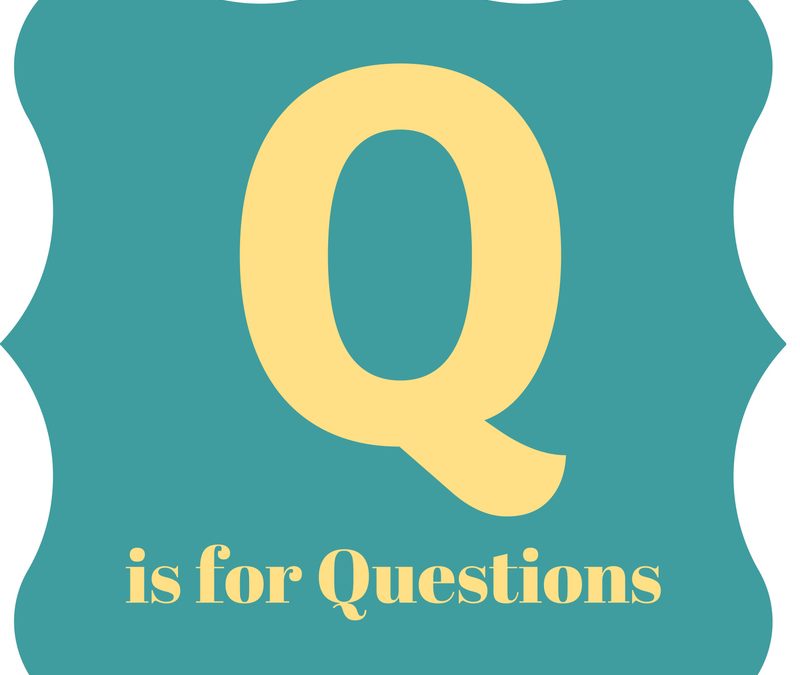 A Practical Alphabet for Writers: Q is for Questions